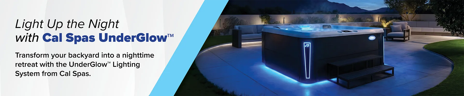 Calspas hot tub being used in a family setting - Waltham